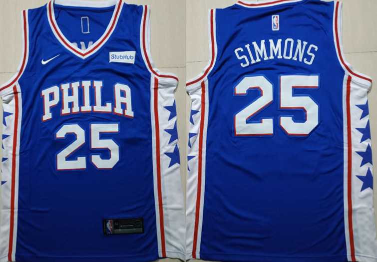 76ers 25 Ben Simmons Blue Nike Swingman Jersey,We sell and wholesale 76ers 25 Ben Simmons Blue Nike Swingman Jersey on line form chian!